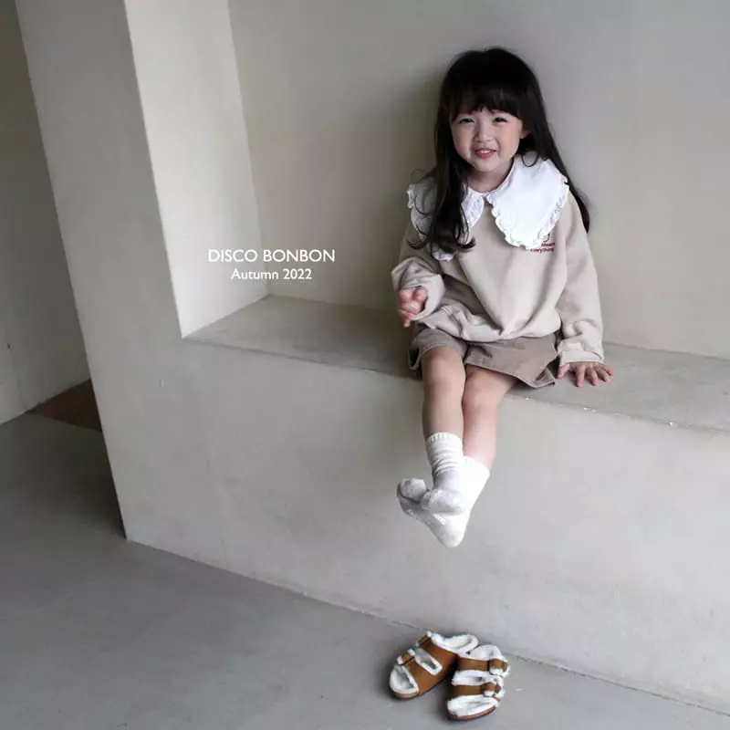 Disco Bonbon - Korean Children Fashion - #kidsstore - Hat Embrodiery Sweatshirt - 11