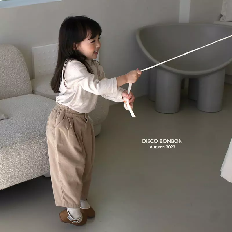 Disco Bonbon - Korean Children Fashion - #littlefashionista - Rib Pants - 6