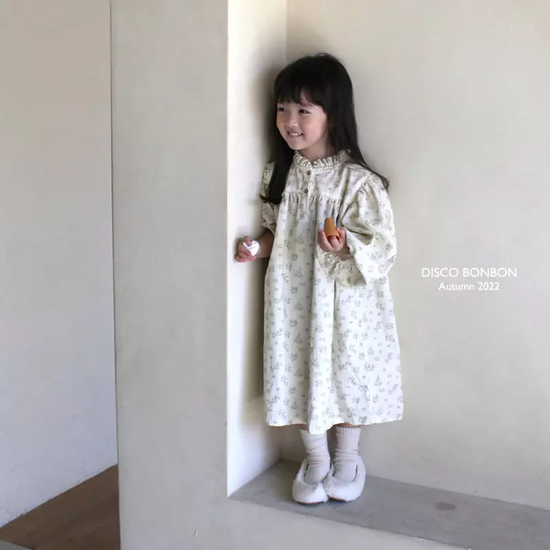Disco Bonbon - Korean Children Fashion - #magicofchildhood - Floret One-piece - 11