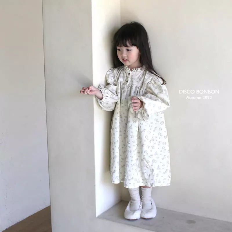 Disco Bonbon - Korean Children Fashion - #minifashionista - Floret One-piece - 12
