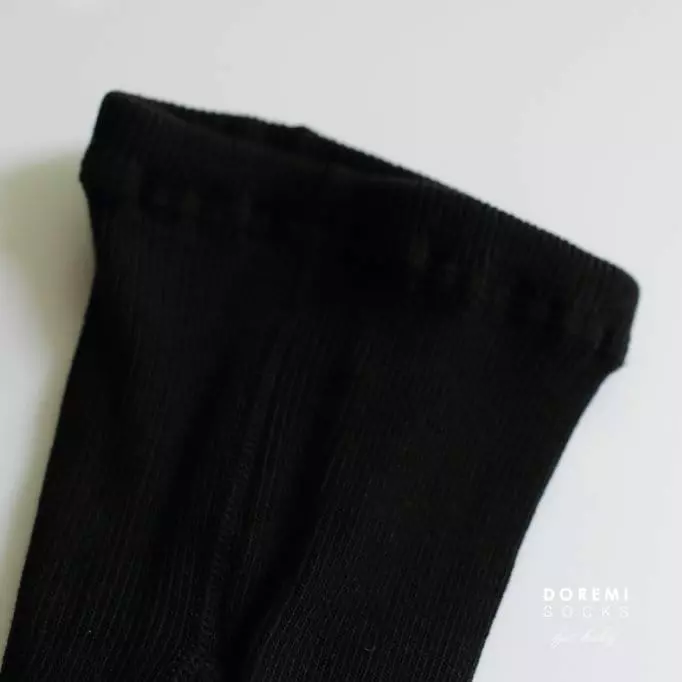 Doremi Socks - Korean Children Fashion - #Kfashion4kids - Set Up Tights Rich Black - 3