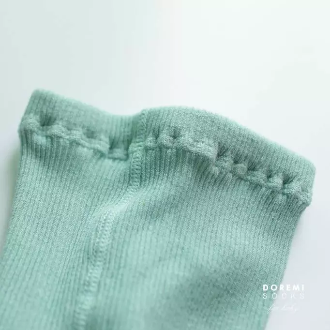 Doremi Socks - Korean Children Fashion - #fashionkids - Set Up Tights Neo Mint - 5