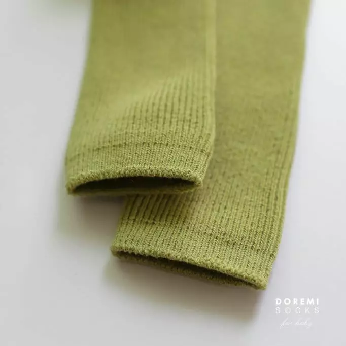 Doremi Socks - Korean Children Fashion - #kidsshorts - Set Up Tights Green Bean - 3