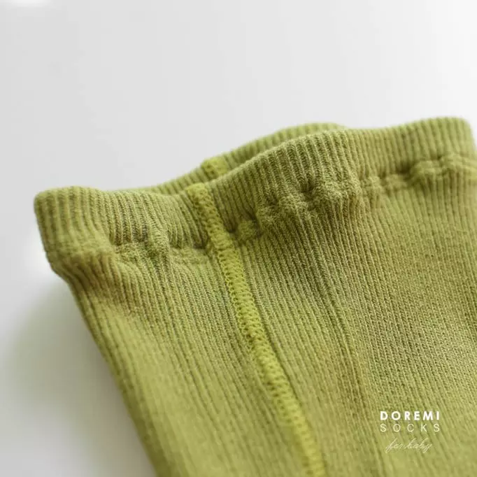 Doremi Socks - Korean Children Fashion - #kidsshorts - Set Up Tights Green Bean - 4