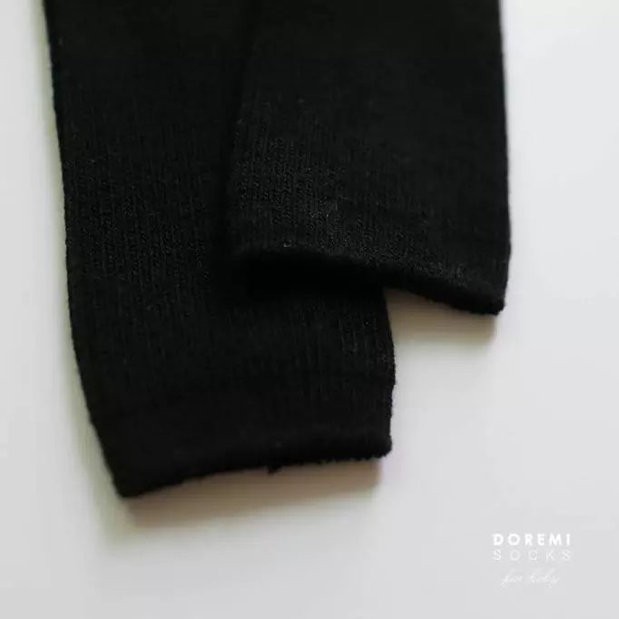 Doremi Socks - Korean Children Fashion - #Kfashion4kids - Set Up Tights Rich Black - 4