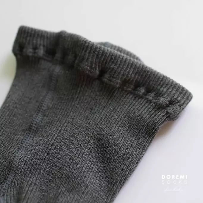 Doremi Socks - Korean Children Fashion - #magicofchildhood - Set Up Tights Charcoal