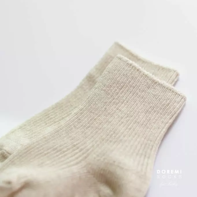 Doremi Socks - Korean Children Fashion - #magicofchildhood - Set Up Tights Oatmeal - 4