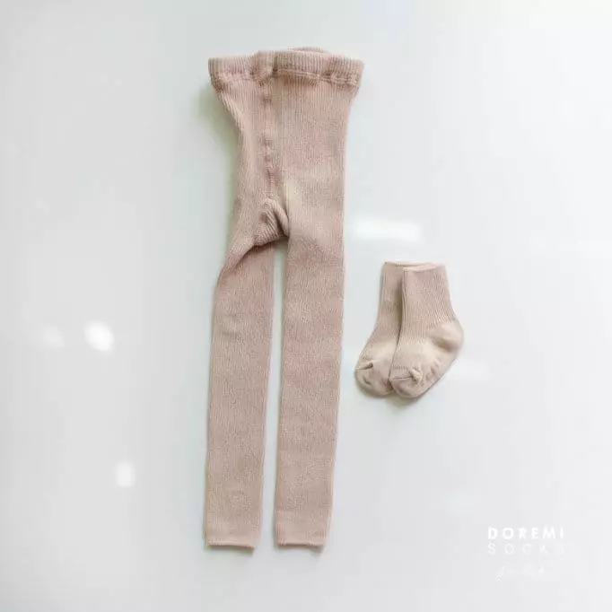 Doremi Socks - Korean Children Fashion - #stylishchildhood - Set Up Tights Indipink - 2