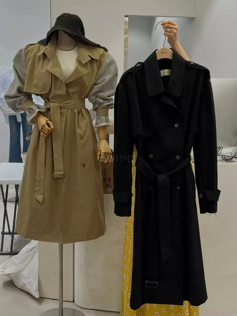 Douze - Korean Women Fashion - #momslook - Trench Coat - 2