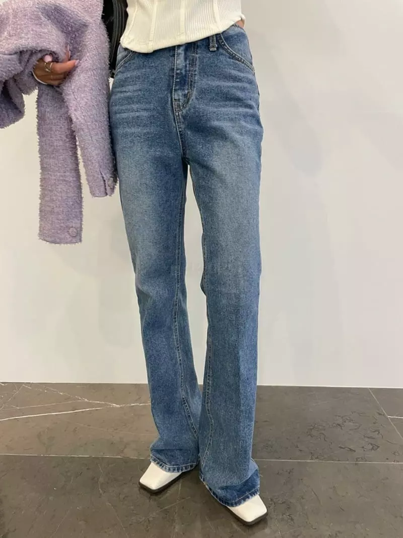 Douze - Korean Women Fashion - #momslook - Jenny Jeans
