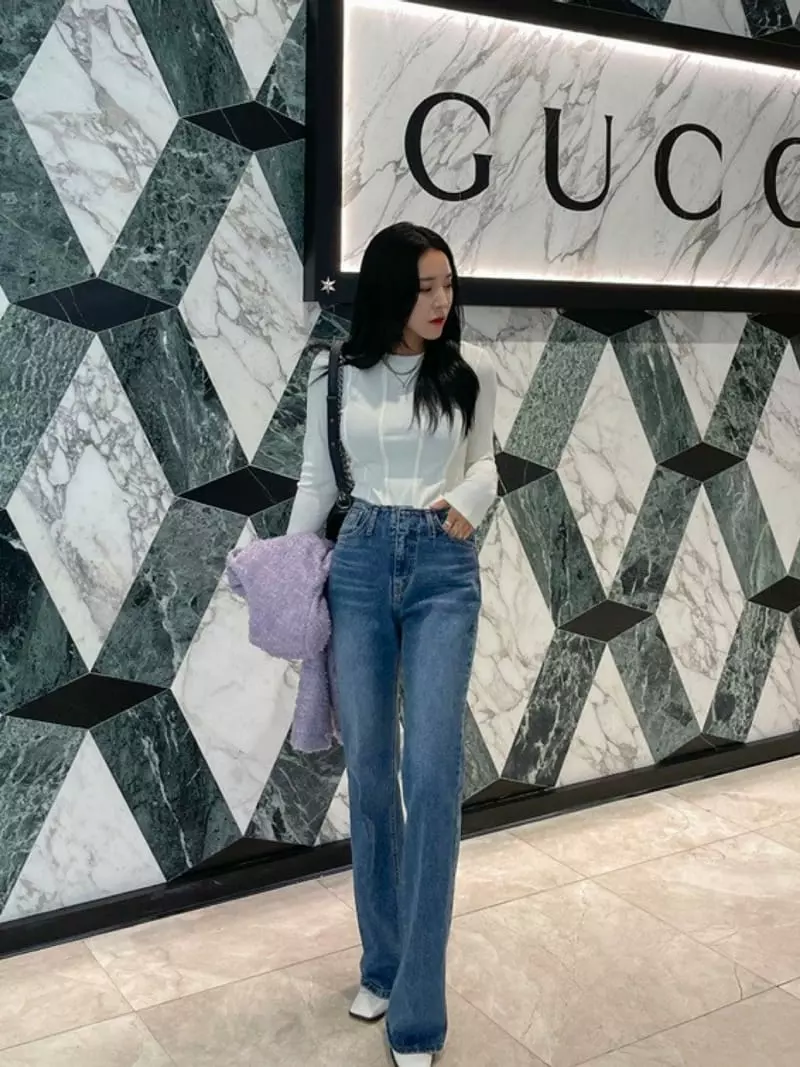 Douze - Korean Women Fashion - #momslook - Jenny Jeans - 3