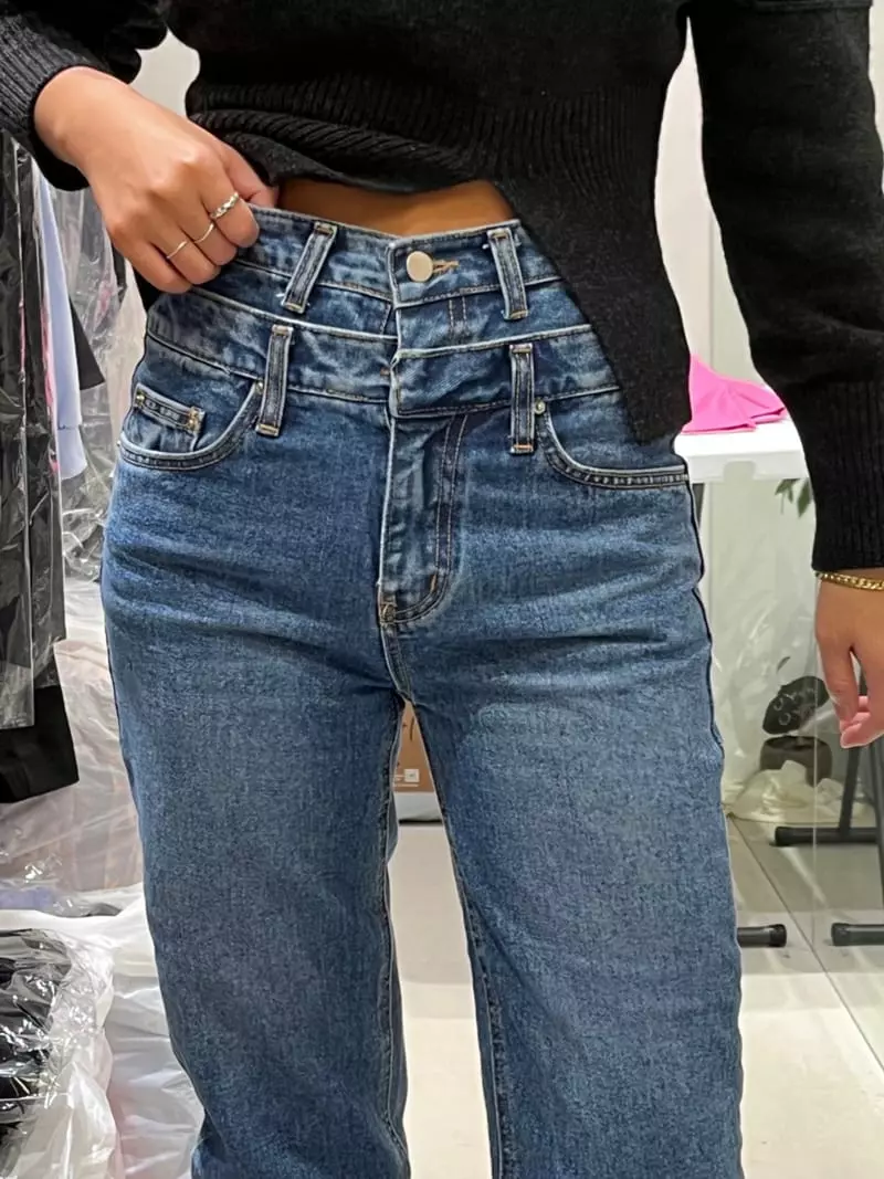 Douze - Korean Women Fashion - #momslook - OB Jeans - 4
