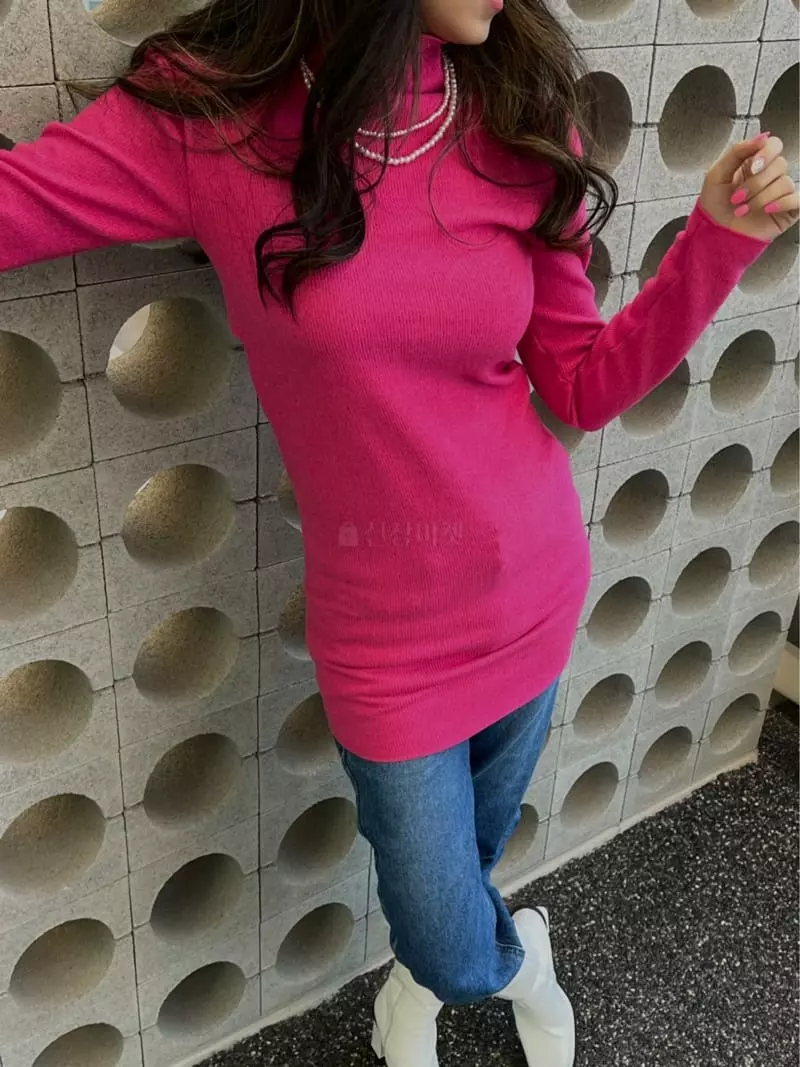Douze - Korean Women Fashion - #momslook - Soft Slit One-piece
