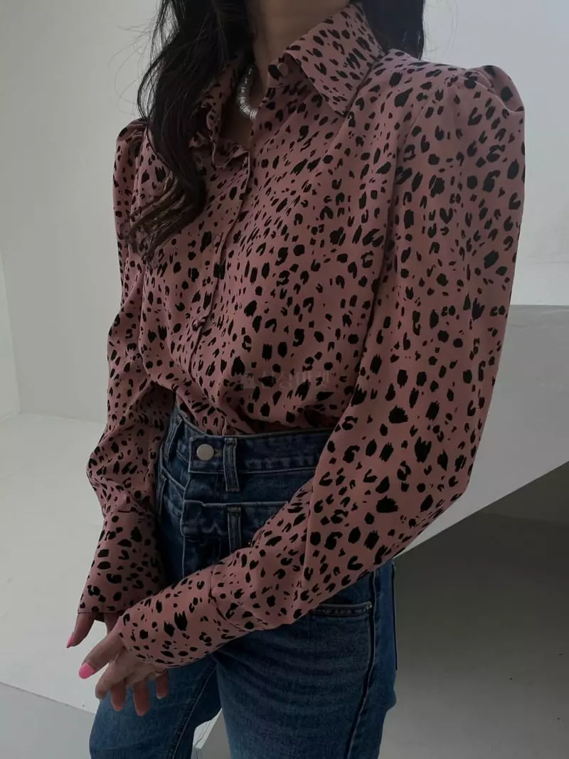 Douze - Korean Women Fashion - #momslook - Shirring Blouse - 10