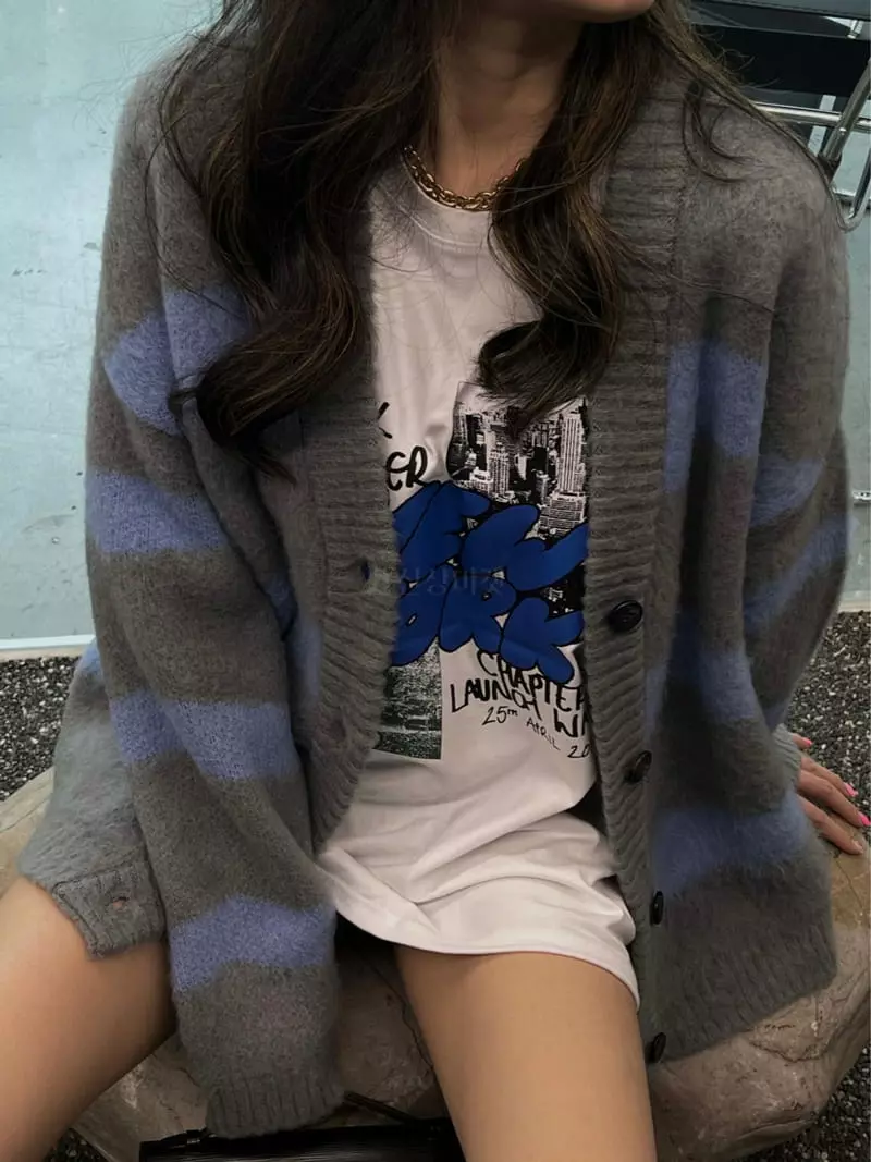 Douze - Korean Women Fashion - #momslook - Brush Cardigan - 8