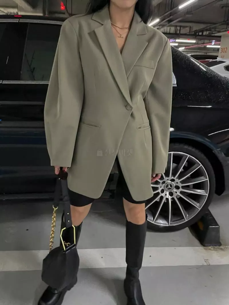 Douze - Korean Women Fashion - #momslook - Line Jacket - 6