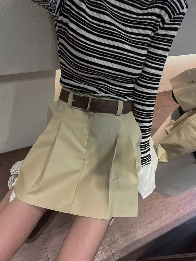 Douze - Korean Women Fashion - #momslook - Rib Tee - 2