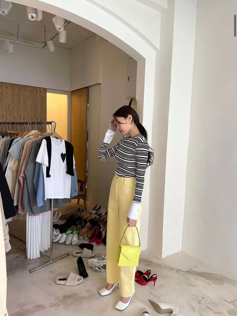 Douze - Korean Women Fashion - #pursuepretty - Stripes Tee - 6