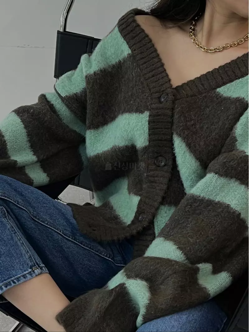 Douze - Korean Women Fashion - #vintagekidsstyle - Brush Cardigan