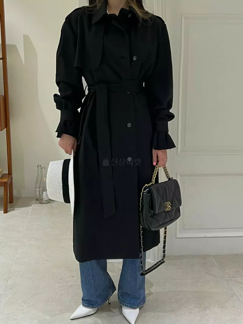Douze - Korean Women Fashion - #womensfashion - Trench Coat - 7