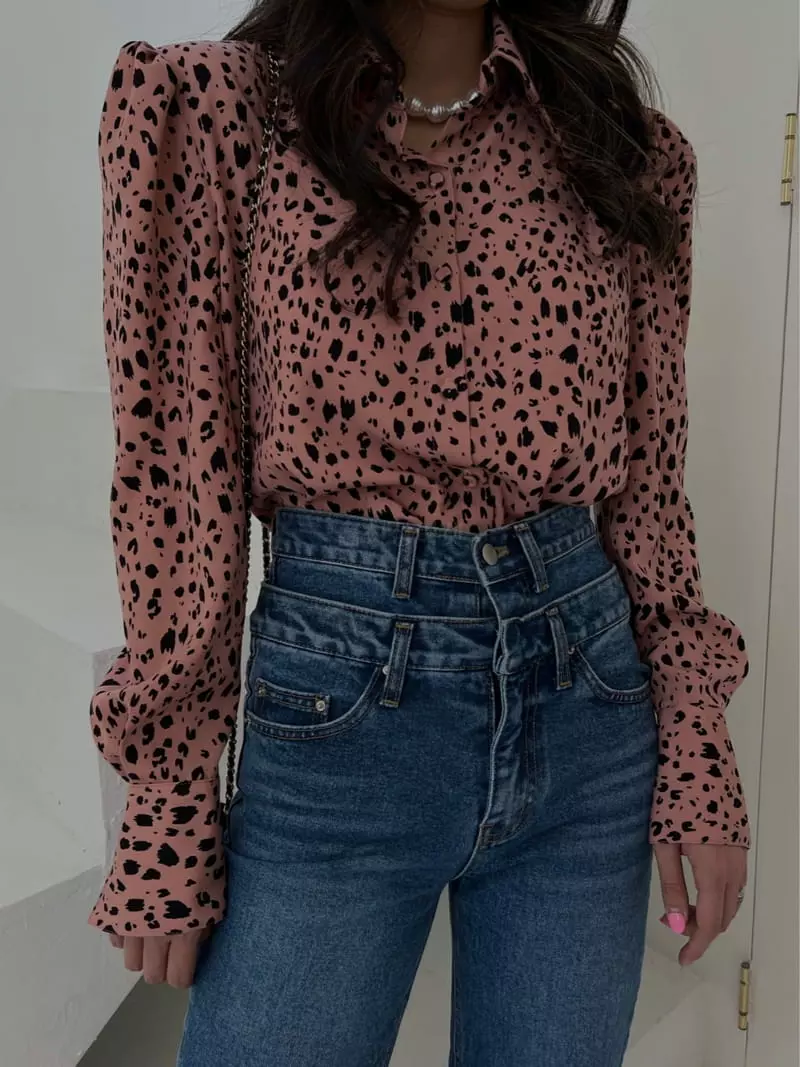 Douze - Korean Women Fashion - #womensfashion - Shirring Blouse - 11