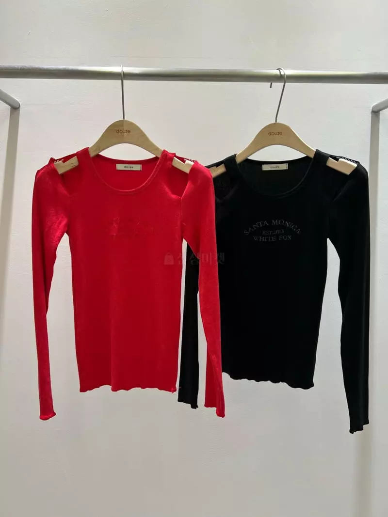 Douze - Korean Women Fashion - #womensfashion - Santa Monica Tee - 12
