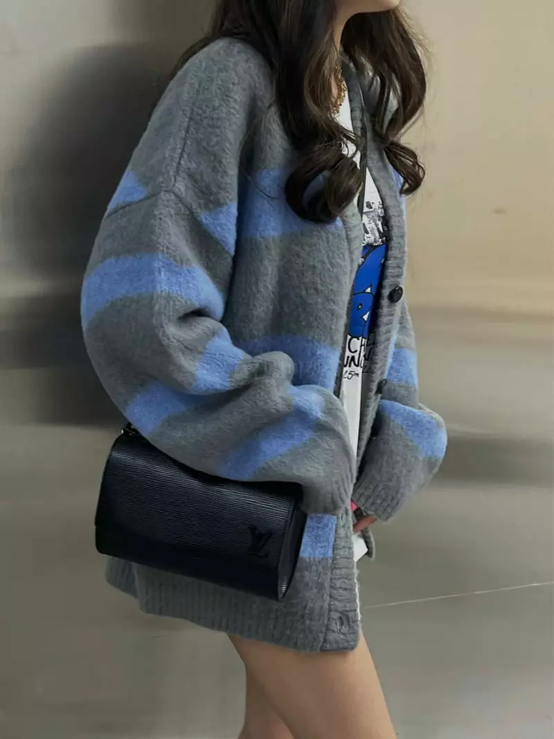 Douze - Korean Women Fashion - #womensfashion - Brush Cardigan - 11