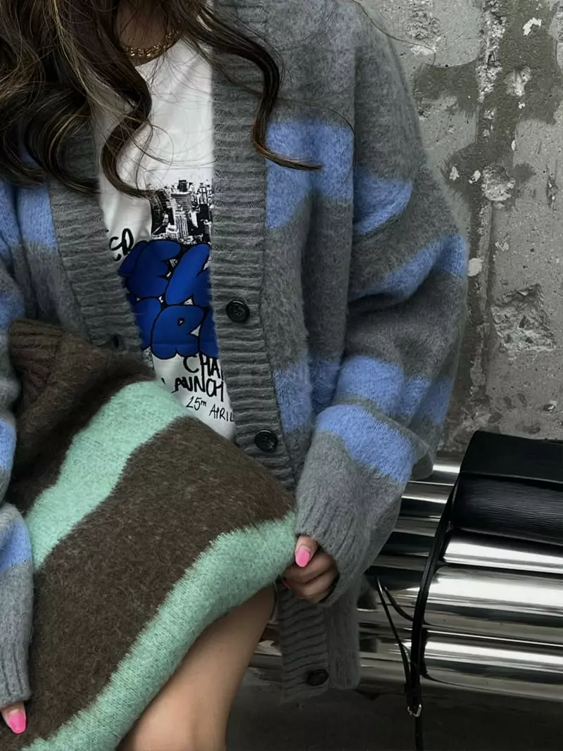 Douze - Korean Women Fashion - #womensfashion - Brush Cardigan - 9