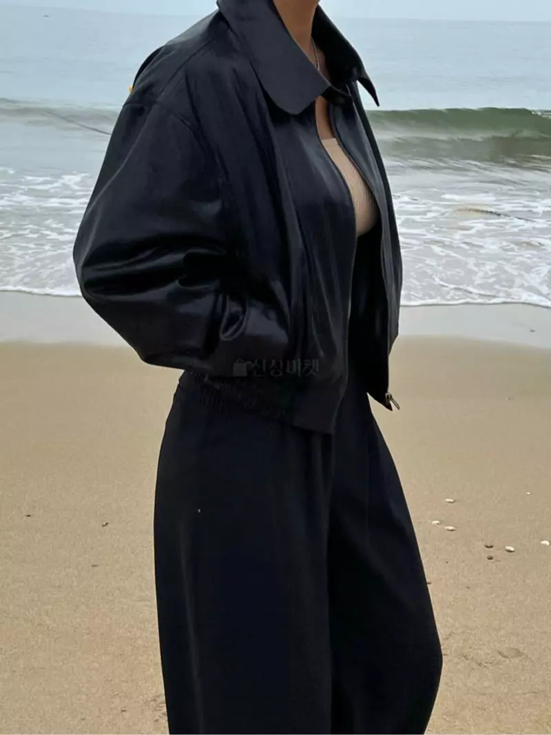 Douze - Korean Women Fashion - #womensfashion - Leather Jacket - 10