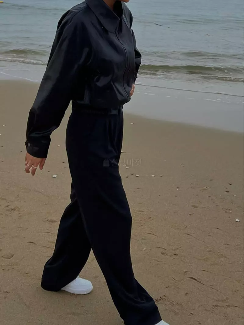Douze - Korean Women Fashion - #womensfashion - Leather Jacket - 12
