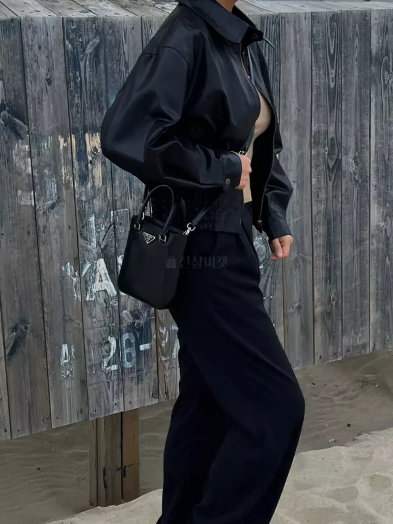 Douze - Korean Women Fashion - #womensfashion - Leather Jacket - 6