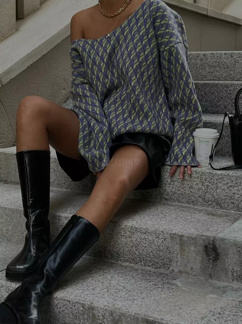 Douze - Korean Women Fashion - #womensfashion - Dia Knit - 2