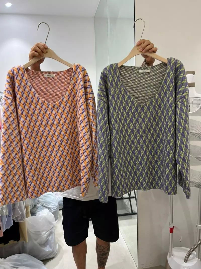 Douze - Korean Women Fashion - #womensfashion - Dia Knit - 6