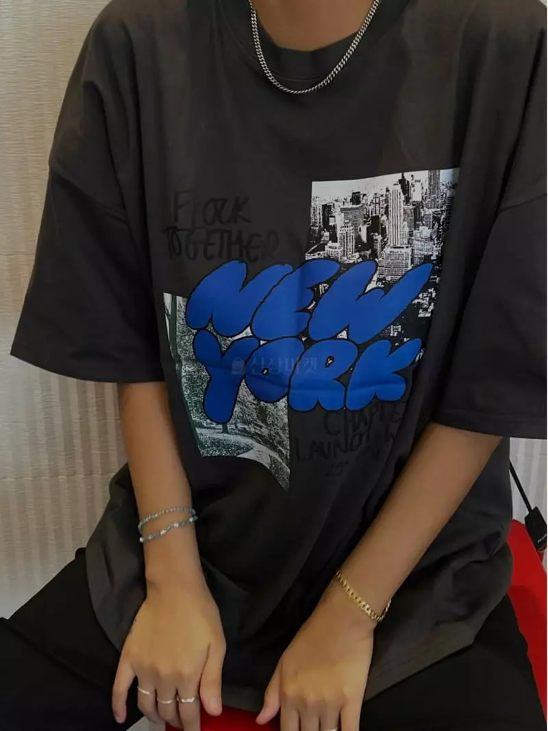 Douze - Korean Women Fashion - #womensfashion - New York Tee