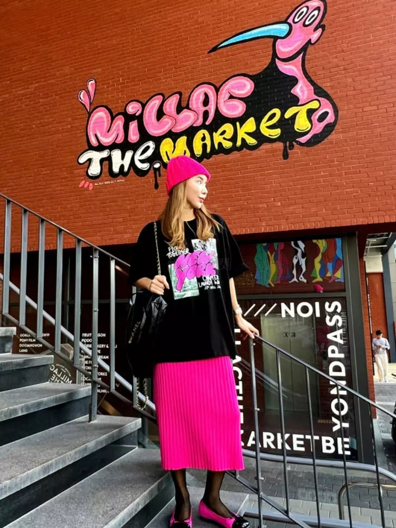 Douze - Korean Women Fashion - #womensfashion - New York Tee - 5