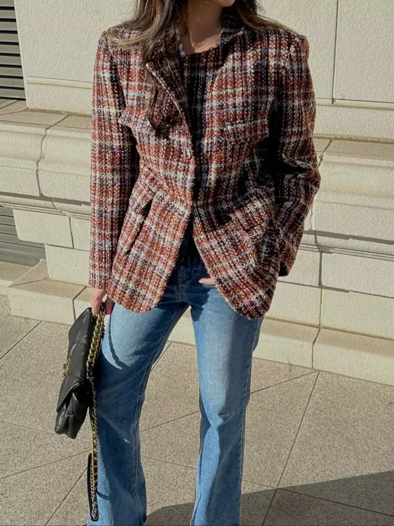 Douze - Korean Women Fashion - #womensfashion - Quilting Jacket - 8