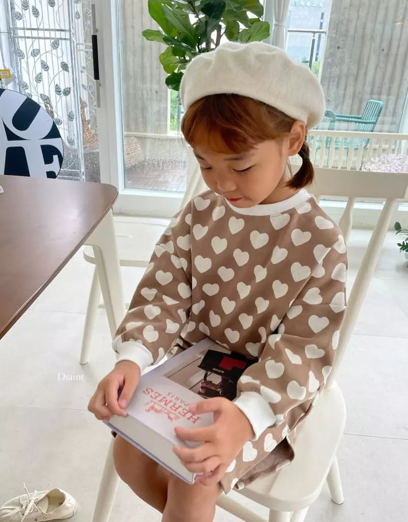 Dsaint - Korean Children Fashion - #Kfashion4kids - Heart Slit One-piece - 6