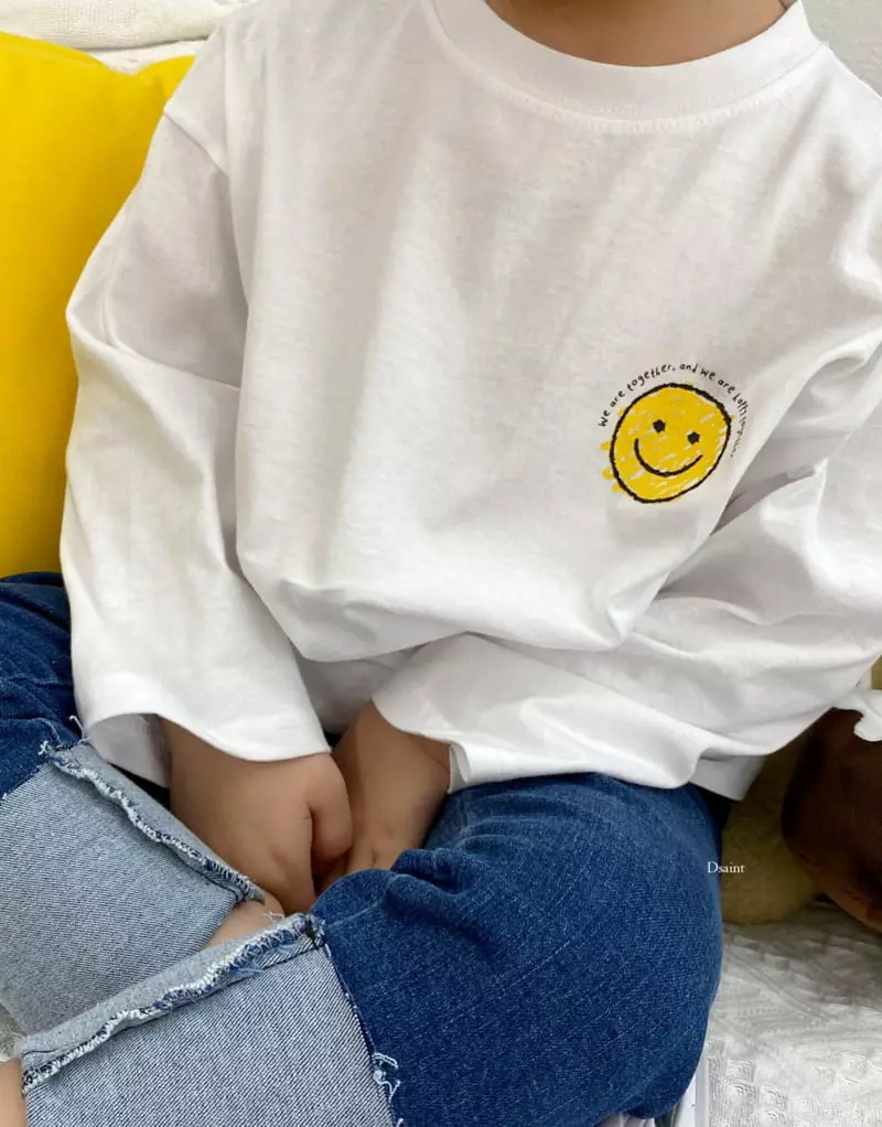 Dsaint - Korean Children Fashion - #kidzfashiontrend - Together Smile Tee - 4