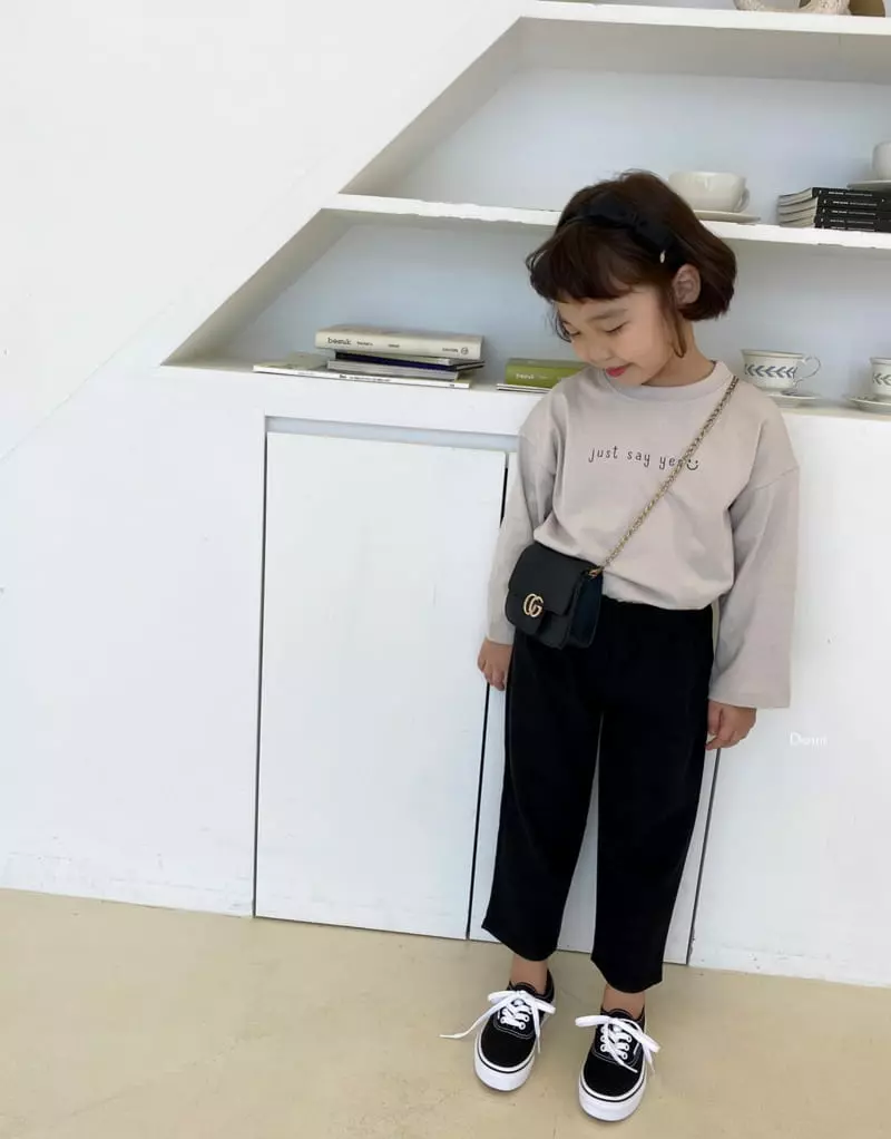 Dsaint - Korean Children Fashion - #Kfashion4kids - Yes Smile Tee - 3