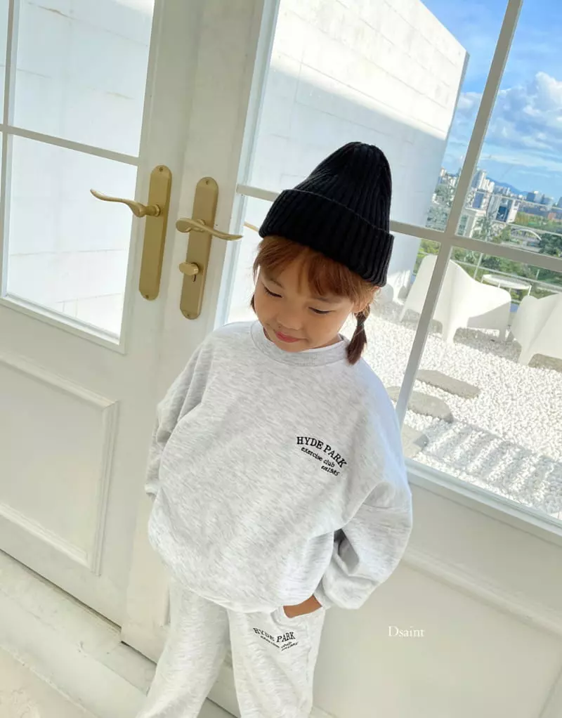 Dsaint - Korean Children Fashion - #kidzfashiontrend - Hyde Park Top Bottom Set - 4