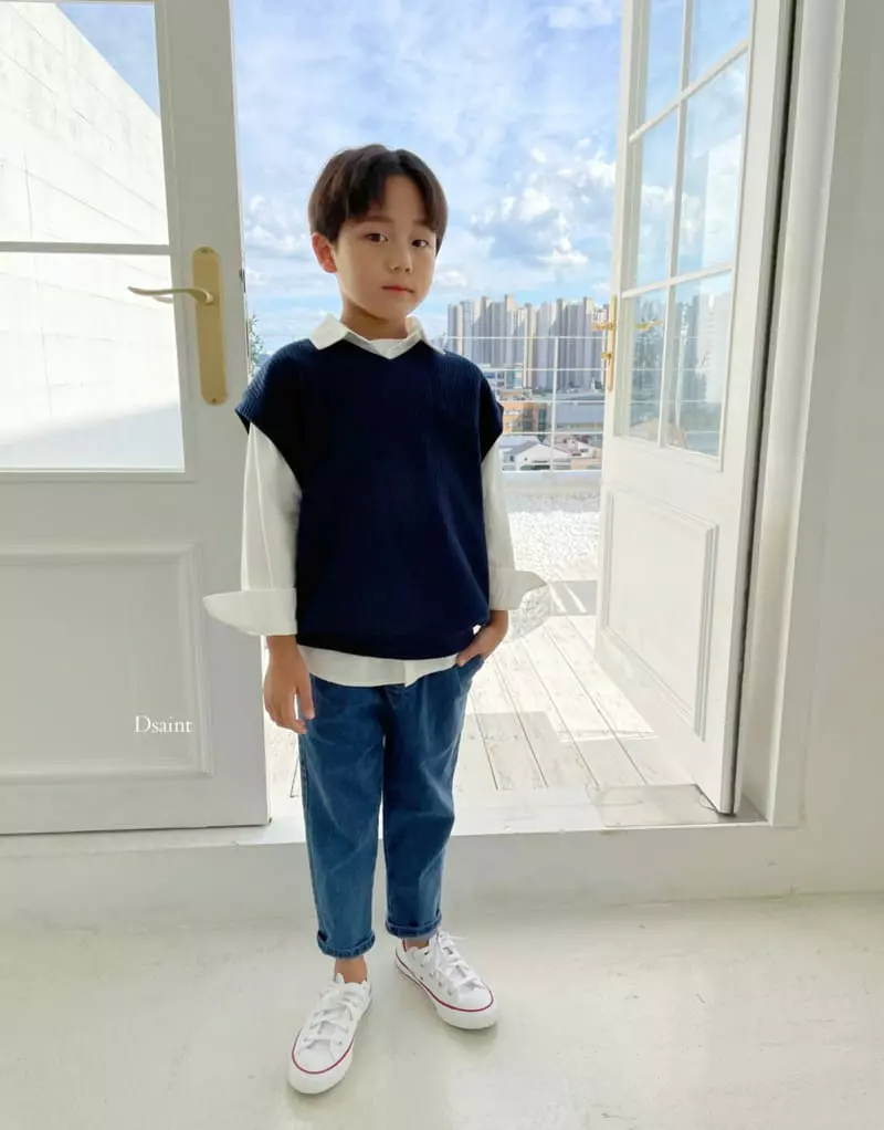 Dsaint - Korean Children Fashion - #Kfashion4kids - Special Span Jeans - 2