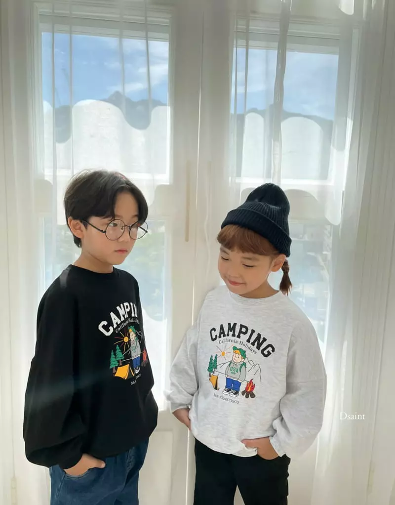 Dsaint - Korean Children Fashion - #childofig - Camping Sweatshirt - 5
