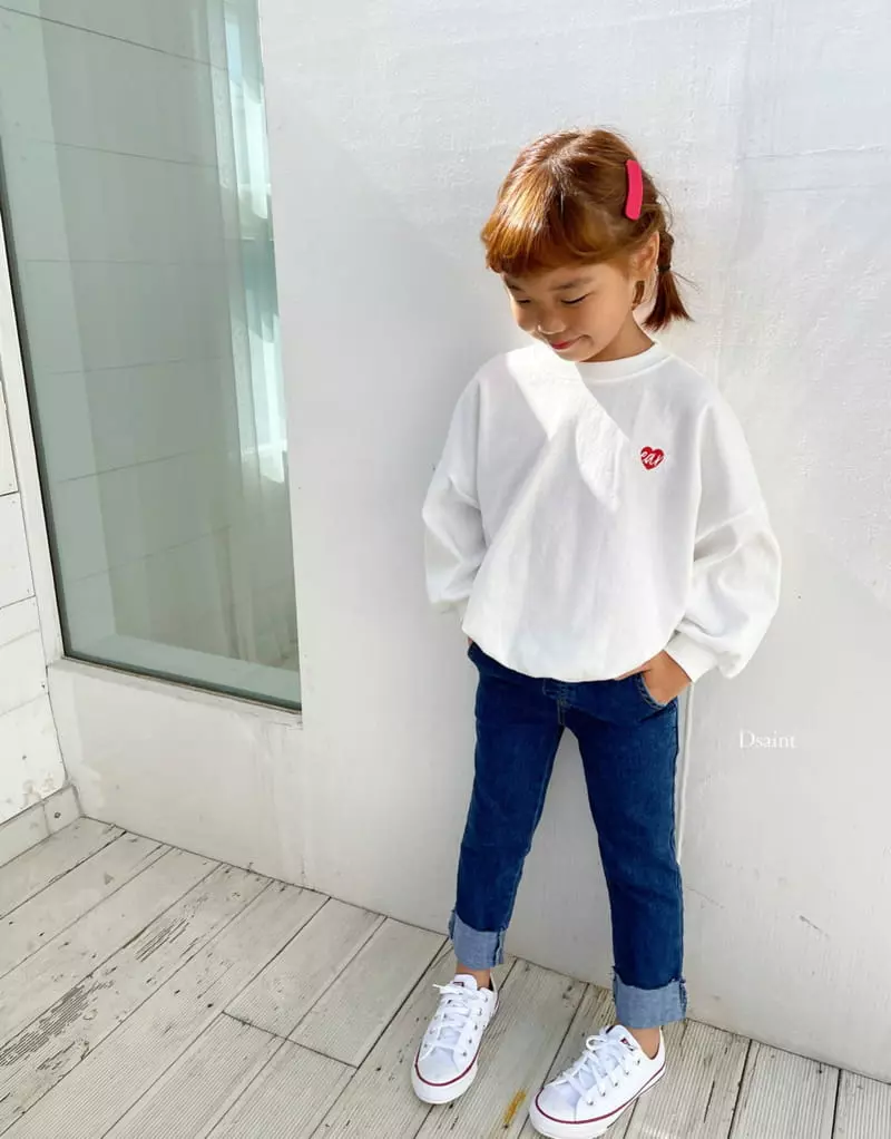 Dsaint - Korean Children Fashion - #childofig - Rolly Roll-up Jeans - 2