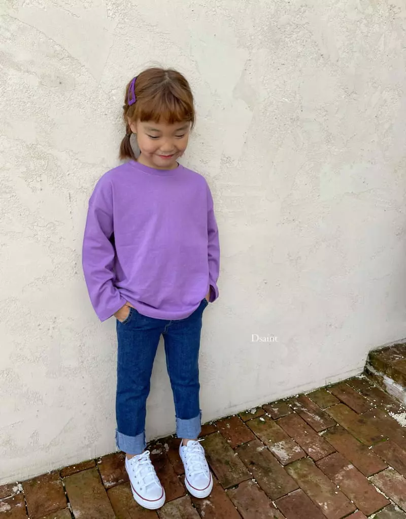 Dsaint - Korean Children Fashion - #childofig - Rolly Roll-up Jeans - 3