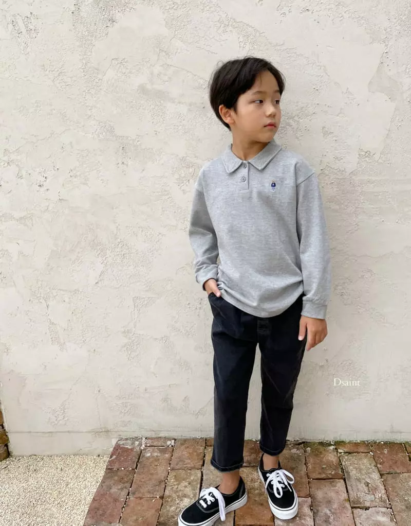 Dsaint - Korean Children Fashion - #childofig - Mini Bear PK Tee