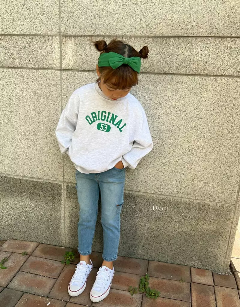 Dsaint - Korean Children Fashion - #childofig - Side Vintage Jeans - 10