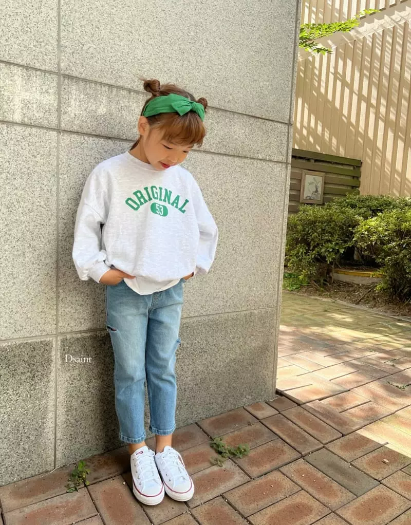 Dsaint - Korean Children Fashion - #childofig - Side Vintage Jeans - 9