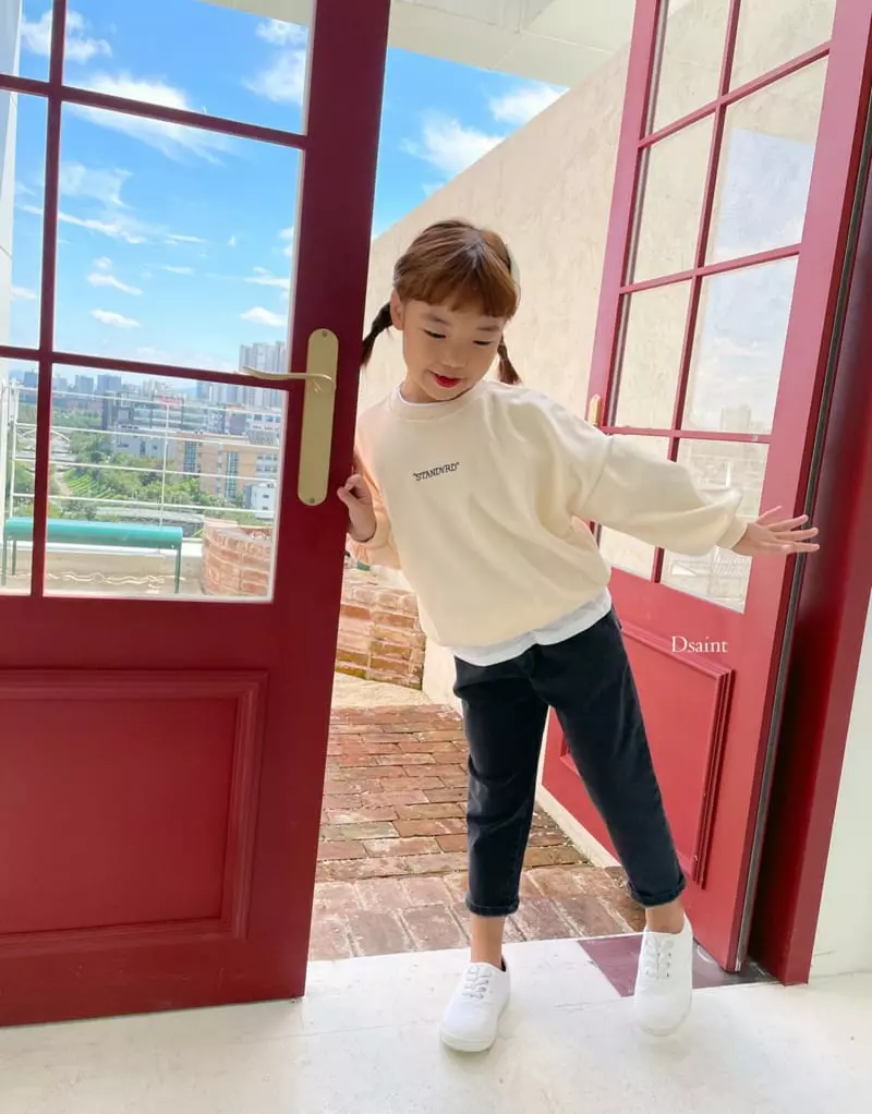 Dsaint - Korean Children Fashion - #childofig - Back Stan Embroidery Sweatshirt - 8