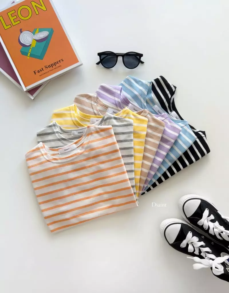 Dsaint - Korean Children Fashion - #childofig - Classic Stripes Tee - 6