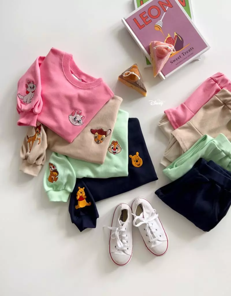 Dsaint - Korean Children Fashion - #childofig - Disney Friends Top Bottom Set - 5